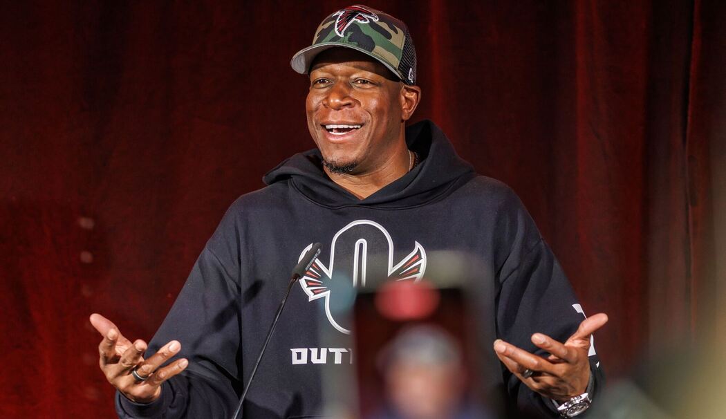 American Football: Medienrunde der Atlanta Falcons American Football: Medienrunde der Atlanta Falcons