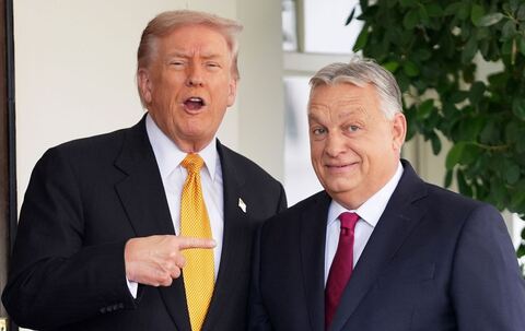 Ungarns Regierungschef Orban im Weißen Haus