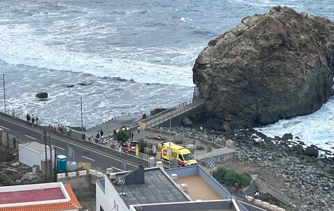 Riesenwellen auf Teneriffa
