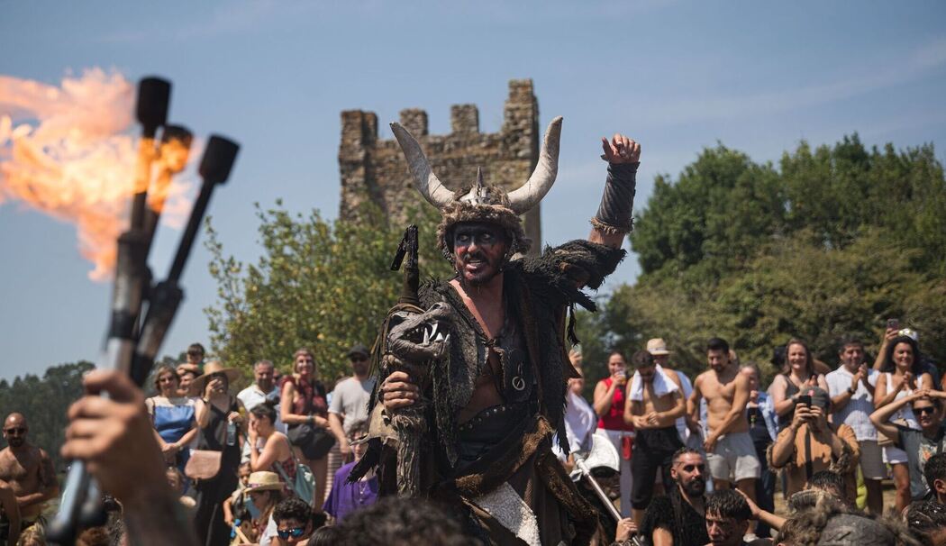 Wikingerfest  "Romería Vikinga" in Galicien