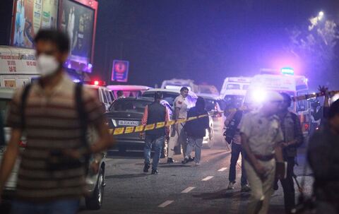 Autoexplosion in Neu Delhi