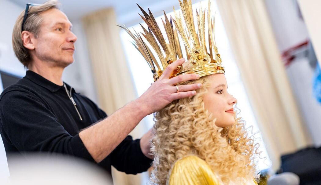 Anprobe Nürnberger Christkind