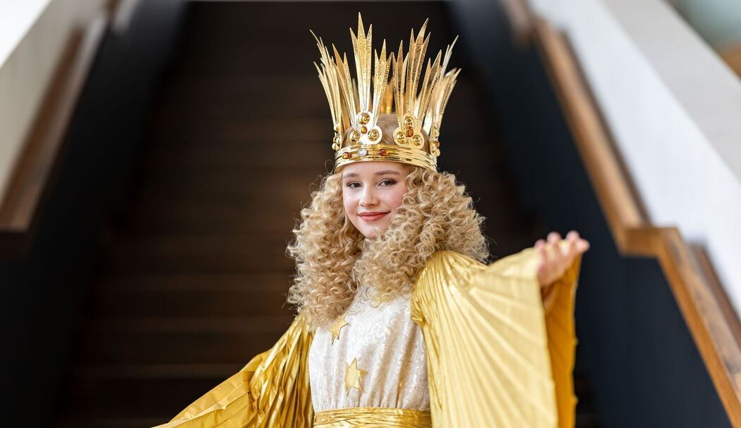 Anprobe Nürnberger Christkind