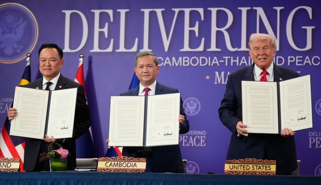 Unterzeichnungszeremonie mit Donald Trump Unterzeichnungszeremonie mit Donald Trump