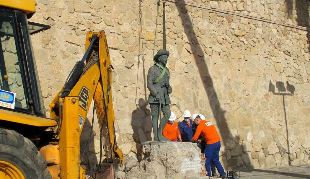 Franco-Statue in Spanien entfernt
