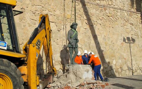 Franco-Statue in Spanien entfernt