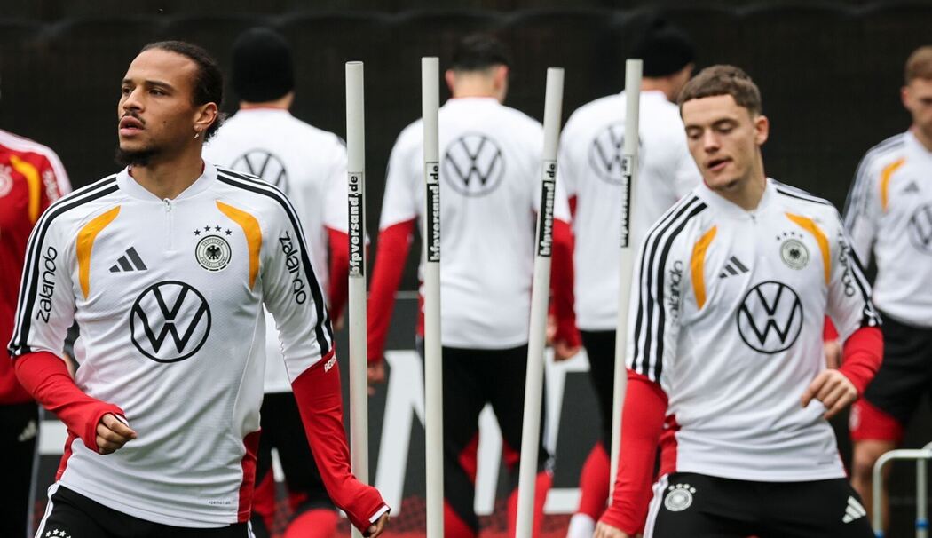 Training der Fußball-Nationalmannschaft