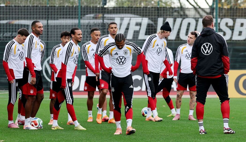 Training der Fußball-Nationalmannschaft