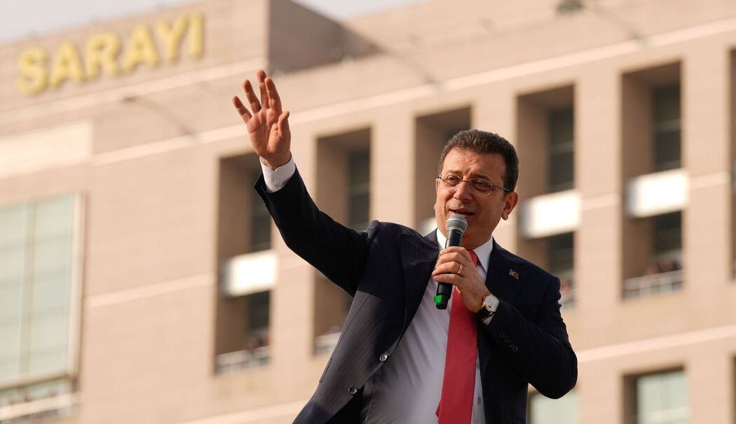 Istanbuls Bürgermeister Ekrem Imamoglu vor seiner Inhaftierung