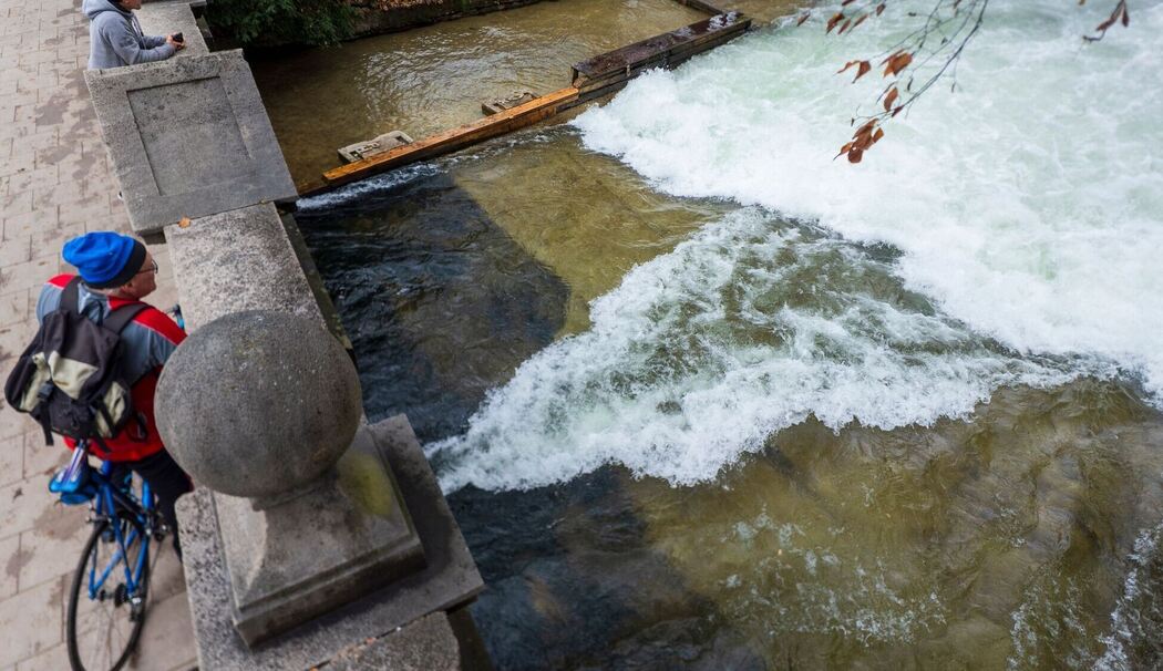 Weitere Entwicklung an der Eisbachwelle Weitere Entwicklung an der Eisbachwelle