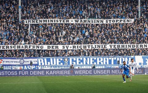 Fanproteste zum Thema Stadionverbote
