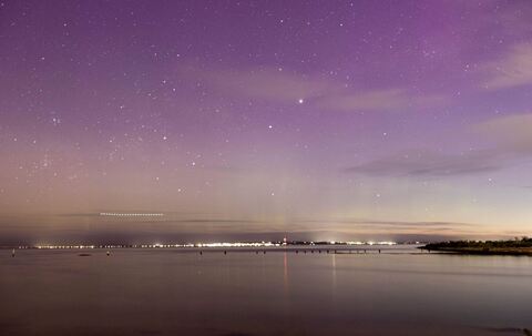 Aurora Australis über Australien