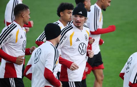 Training der Fußball-Nationalmannschaft