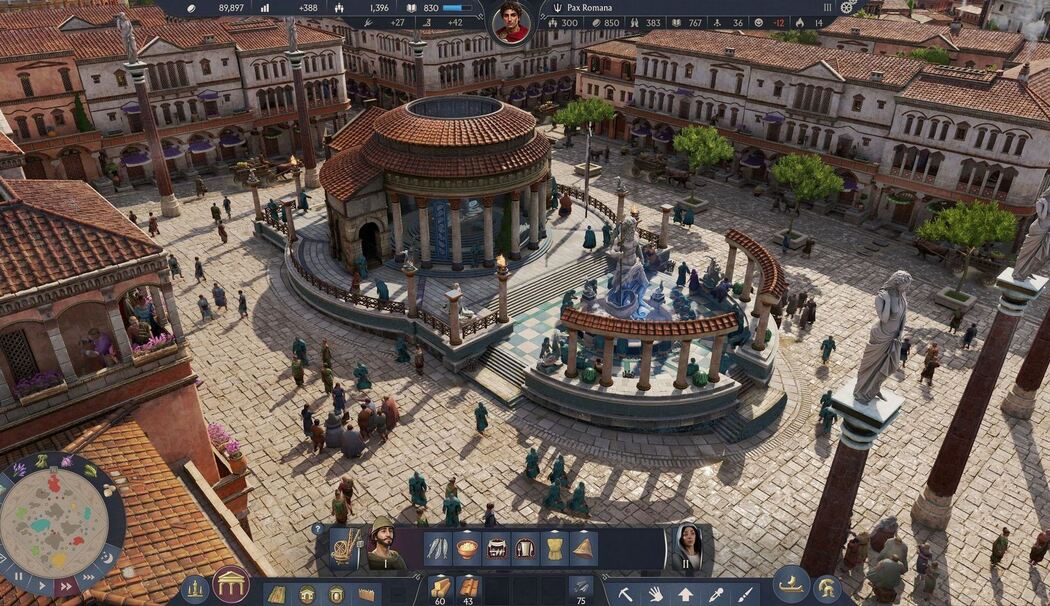 Screenshot vom Spiel «Anno 117: Pax Romana»