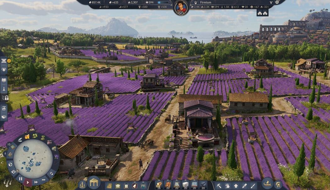 Screenshot vom Spiel «Anno 117: Pax Romana»