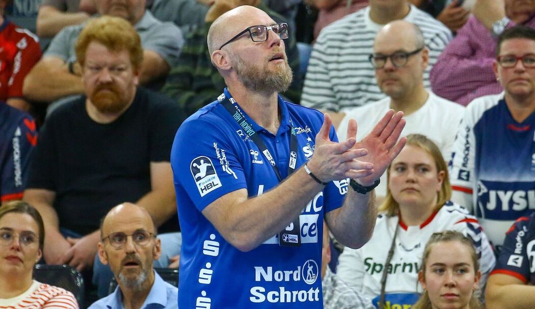 Trainer Ales Pajovic von der SG Flensburg-Handewitt Trainer Ales Pajovic von der SG Flensburg-Handewitt