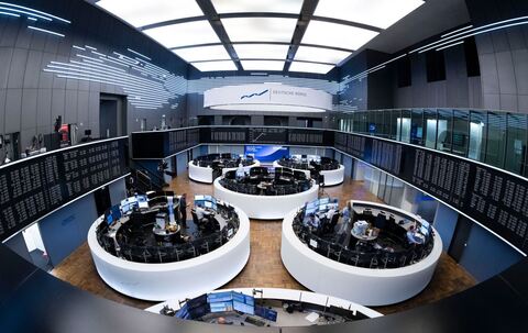 Handelssaal der Frankfurter Börse