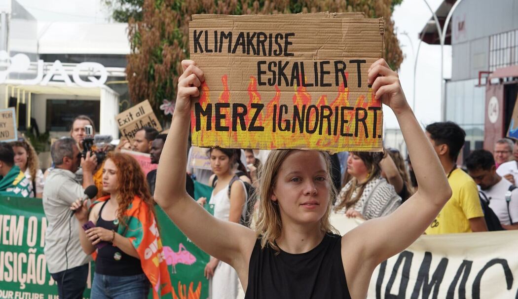 Protest von Fridays for Future am Rande der COP30 Protest von Fridays for Future am Rande der COP30