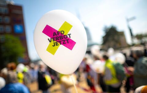 Protest für AfD-Verbot