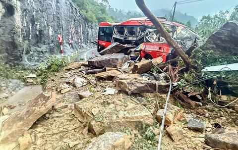 Erdrutsch in Vietnam