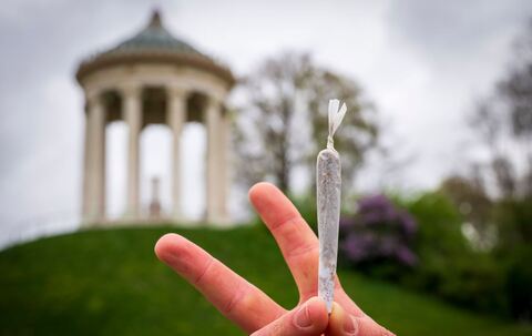 Kiffen im Englischen Garten