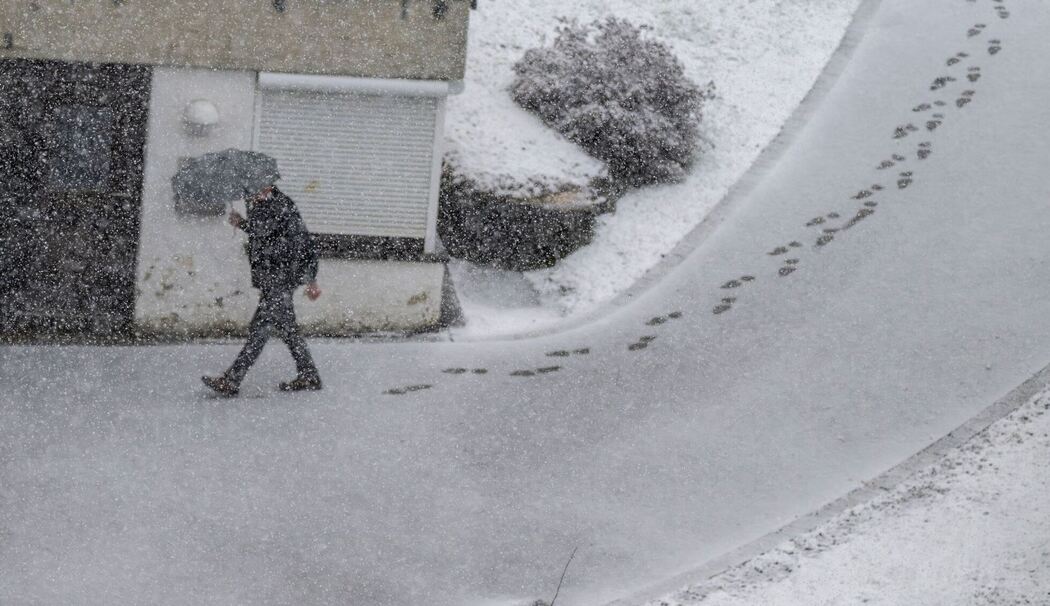 Wetter in Bayern - Schnee im West-Allgäu