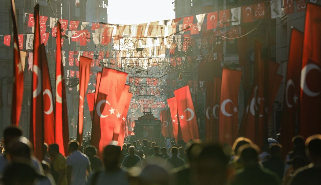 Die Einkaufsstraße Istiklal in Istanbul Die Einkaufsstraße Istiklal in Istanbul