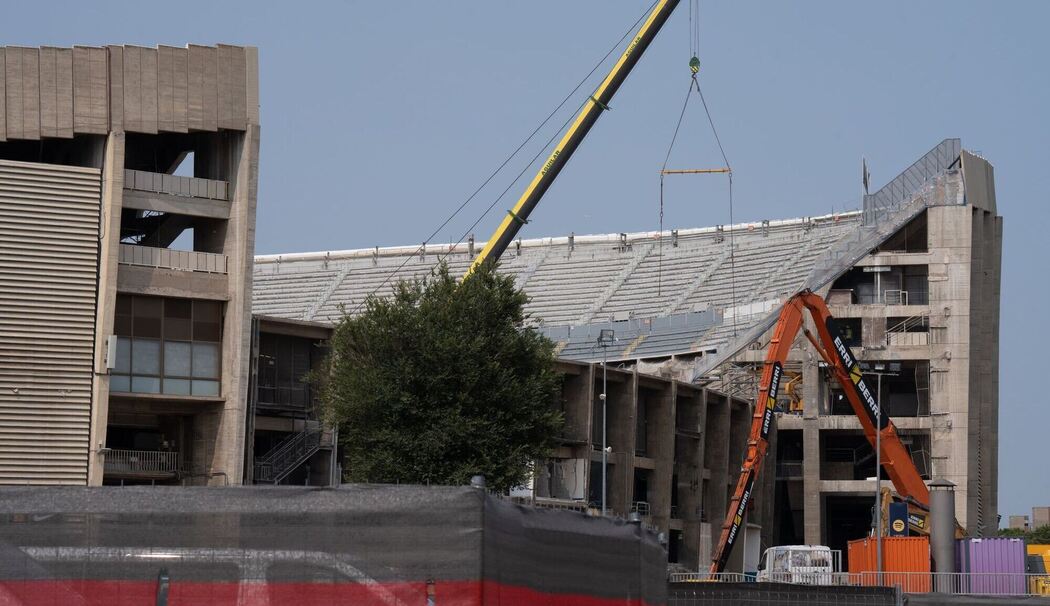 Bauarbeiten am Camp Nou-Stadion Bauarbeiten am Camp Nou-Stadion
