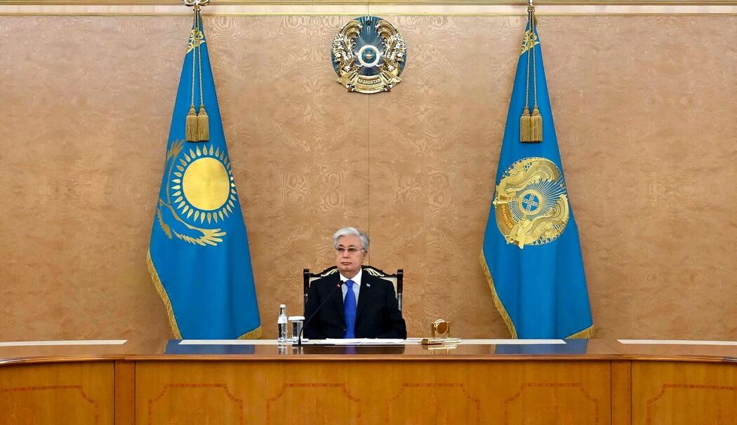 Kasachischer Präsident Tokajew Kasachischer Präsident Tokajew
