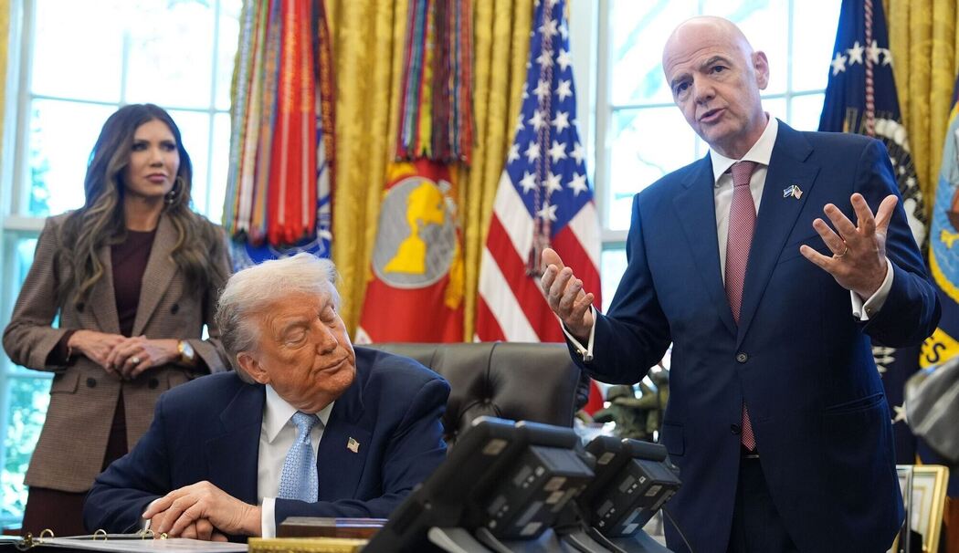 Donald Trump und Gianni Infantino