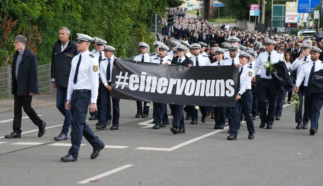 Trauerfeier für erschossenen Polizisten