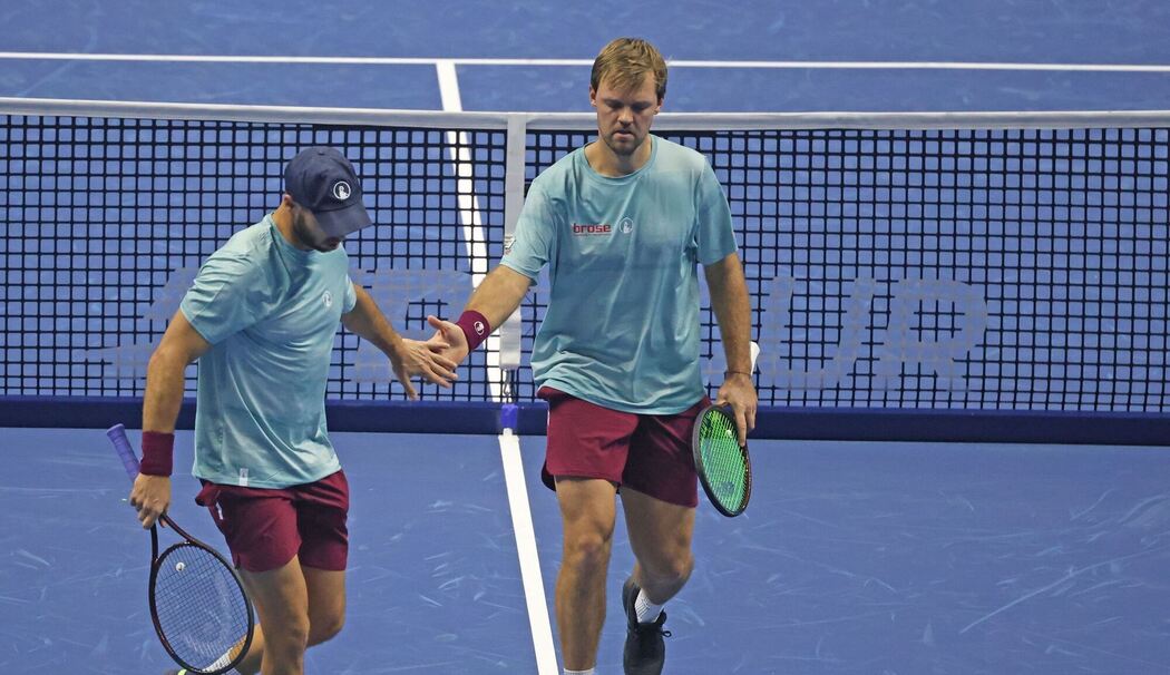 Tennis-Doppel Tim Pütz und Kevin Krawietz Tennis-Doppel Tim Pütz und Kevin Krawietz