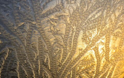 Winterliches Wetter in Sachsen