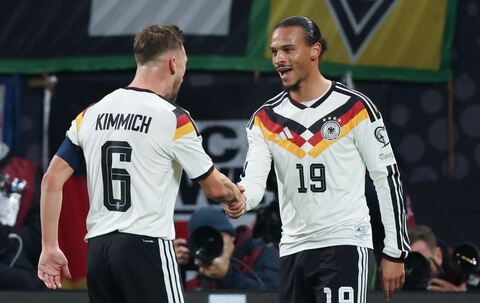 Joshua Kimmich und Leroy Sané