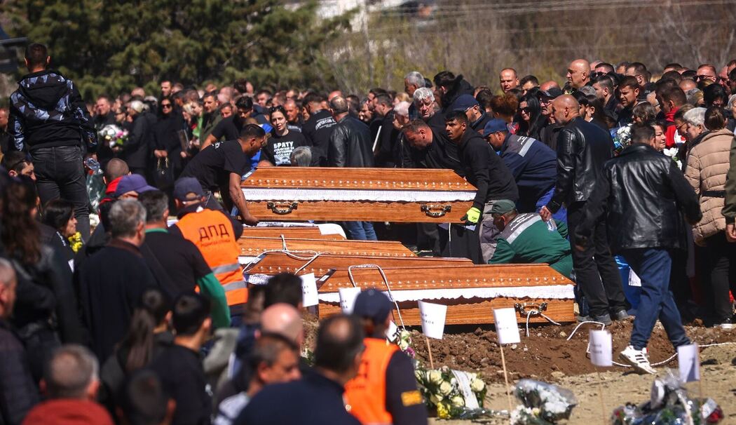 Nach Nachtclub-Brand in Nordmazedonien Nach Nachtclub-Brand in Nordmazedonien