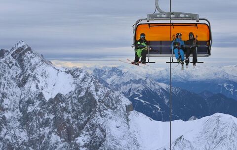 Skigebiet Zugspitze