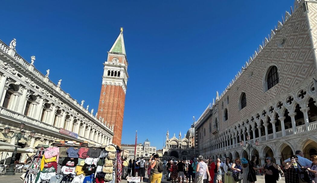 Blick auf den Markusplatz Blick auf den Markusplatz