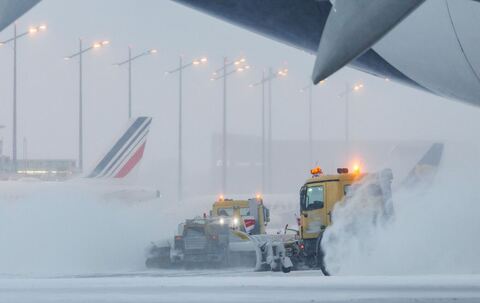 Winterdienst am Flughafen Nürnberg