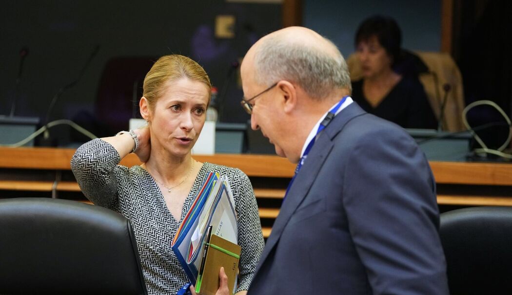 EU-Chefdiplomatin Kallas und Verteidigungskommissar Kubilius