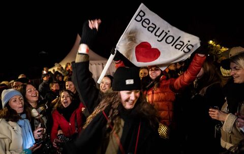 Frankreich feiert den Beaujolais Nouveau