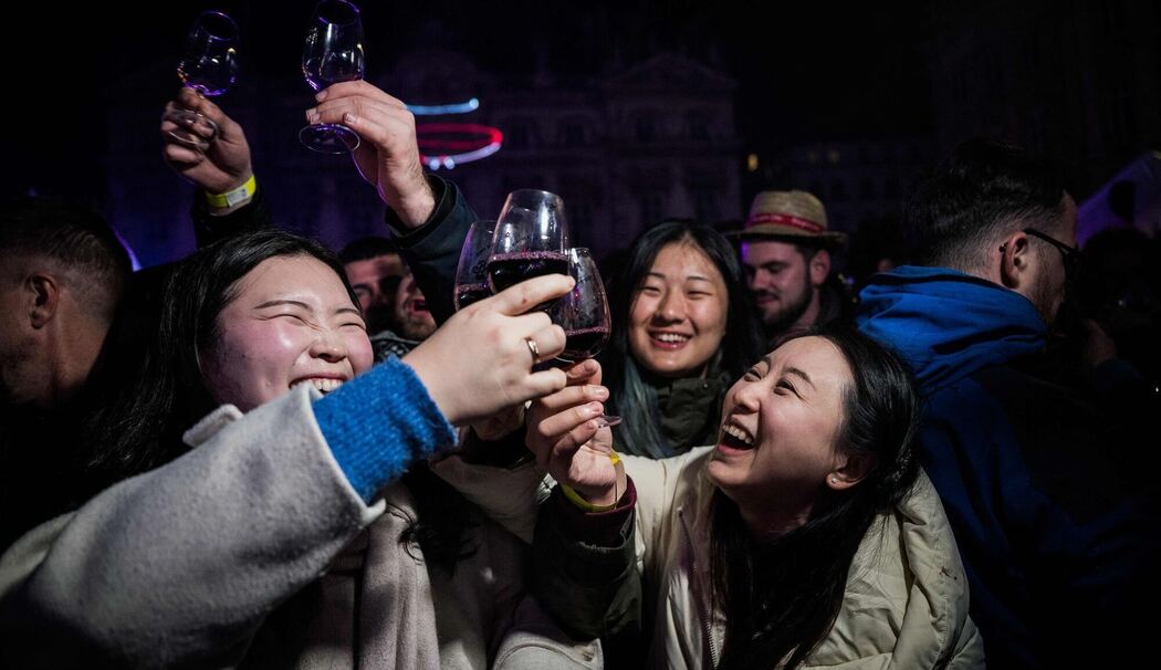 Frankreich feiert den Beaujolais Nouveau