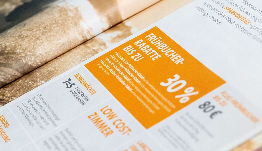 Frühbucherrabatte Frühbucherrabatte