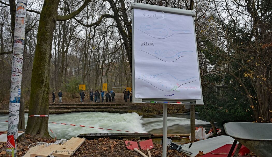 Verschwundene Eisbachwelle soll wiederbelebt werden