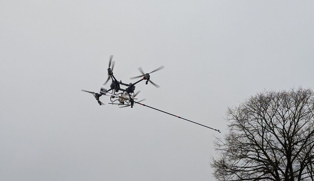 Agrardrohne im Kampf gegen Kormorane am Bodensee