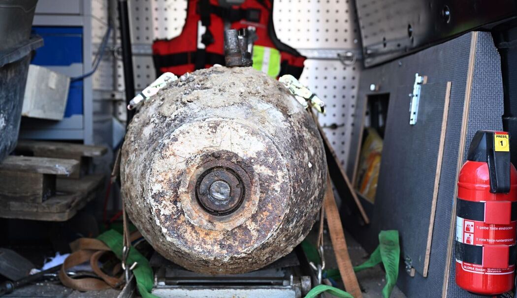 Entschärfung einer Fliegerbombe mit Evakuierung Entschärfung einer Fliegerbombe mit Evakuierung