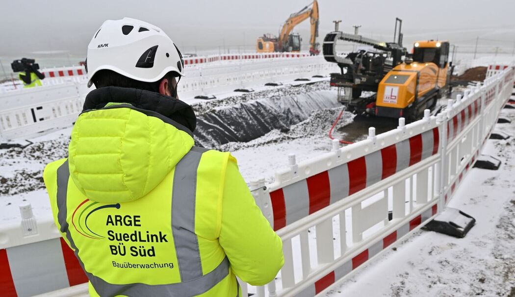 Baustart für Stromtrasse Suedlink in Thüringen