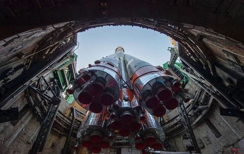 Kosmodrom Baikonur in Kasachstan