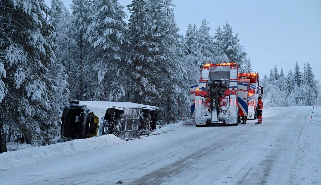 Busunfall in Schweden