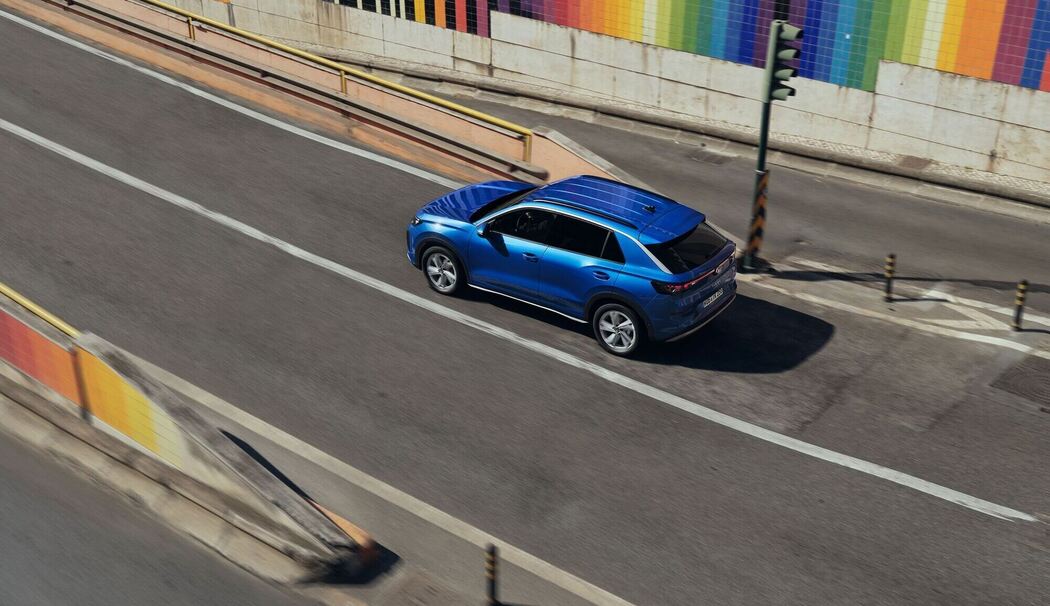Fahrszene T-Roc von Volkswagen