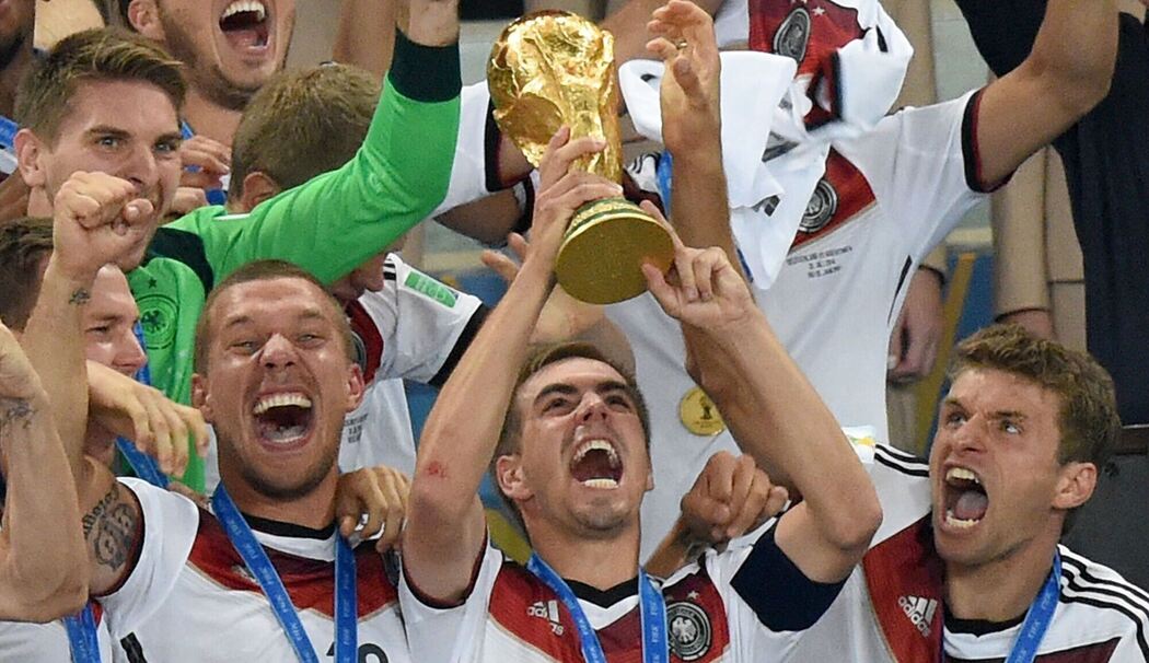 Philipp Lahm beim WM-Triumph 2014